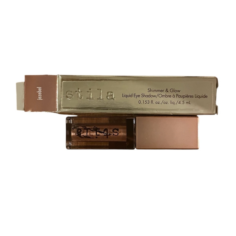 NIB Stila Shimmer & Glow liquid eyeshadow in Jezebel Rose Gold FULL SIZE